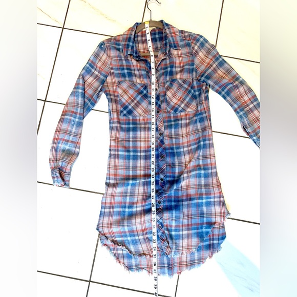 Long plaid shirt Anthropologie - Picture 8 of 11